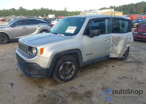 2016 Jeep Renegade Sport from USA, damaged, VIN ZACCJAAT3GPD12360